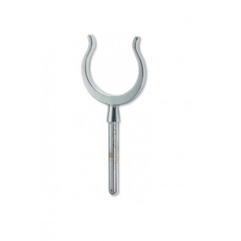 Scalmo in ottone cromato barca a remi, altezza 98 mm